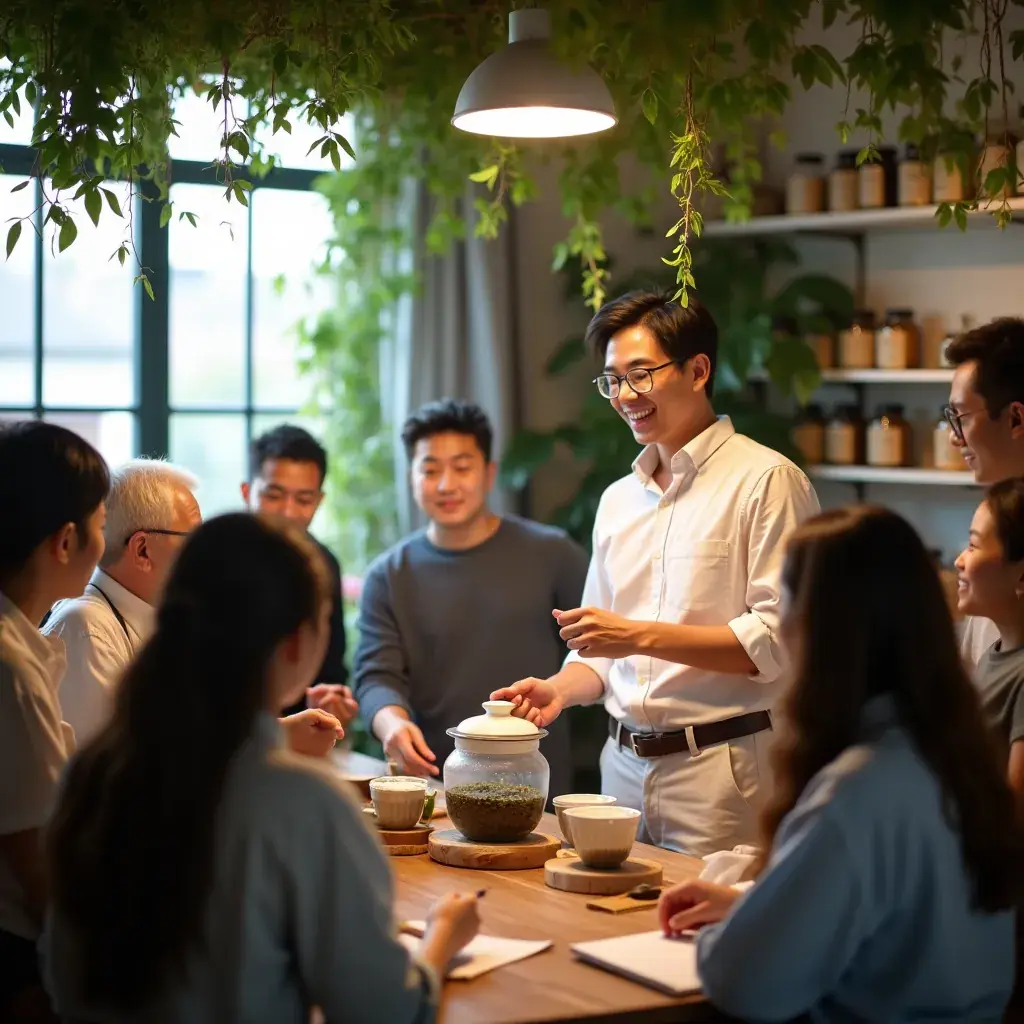 Modern office workspace